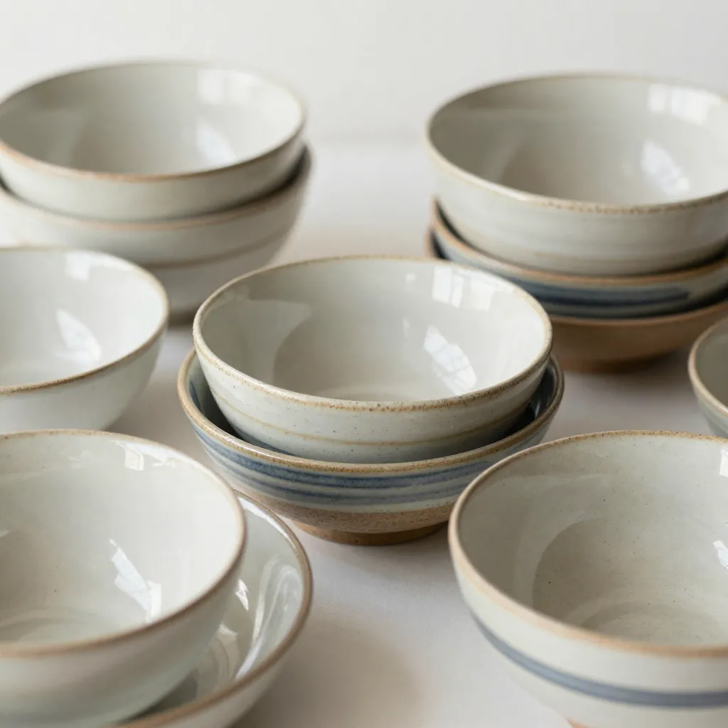 Keramiikkakappale pöytäasetelmassa